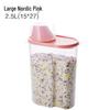 Airtight Food Storage Container for Grains, Nuts, and Cereal