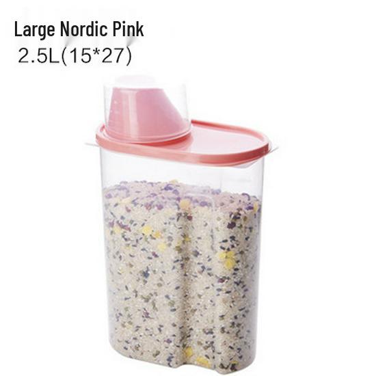 Airtight Food Storage Container for Grains, Nuts, and Cereal