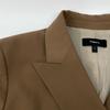 Theory 01-2305204 Brown Traceable Wool Blazer Jacket 2 BrownUsed