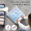 8pcs Hand-rolled Household Vacuum Compression Bag Luggage Special Travel Clothes Storage Bag Down Jacket Clothes Storage Bag