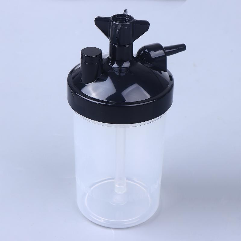 Oxygen Concentrator Humidifier Bubbler Bottle Humidity For Oxygen Concentrator With Tubing Connector Elbow
