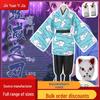 Kids' Cloud-Style Demon Slayer Corps Tanjiro Cosplay Costume