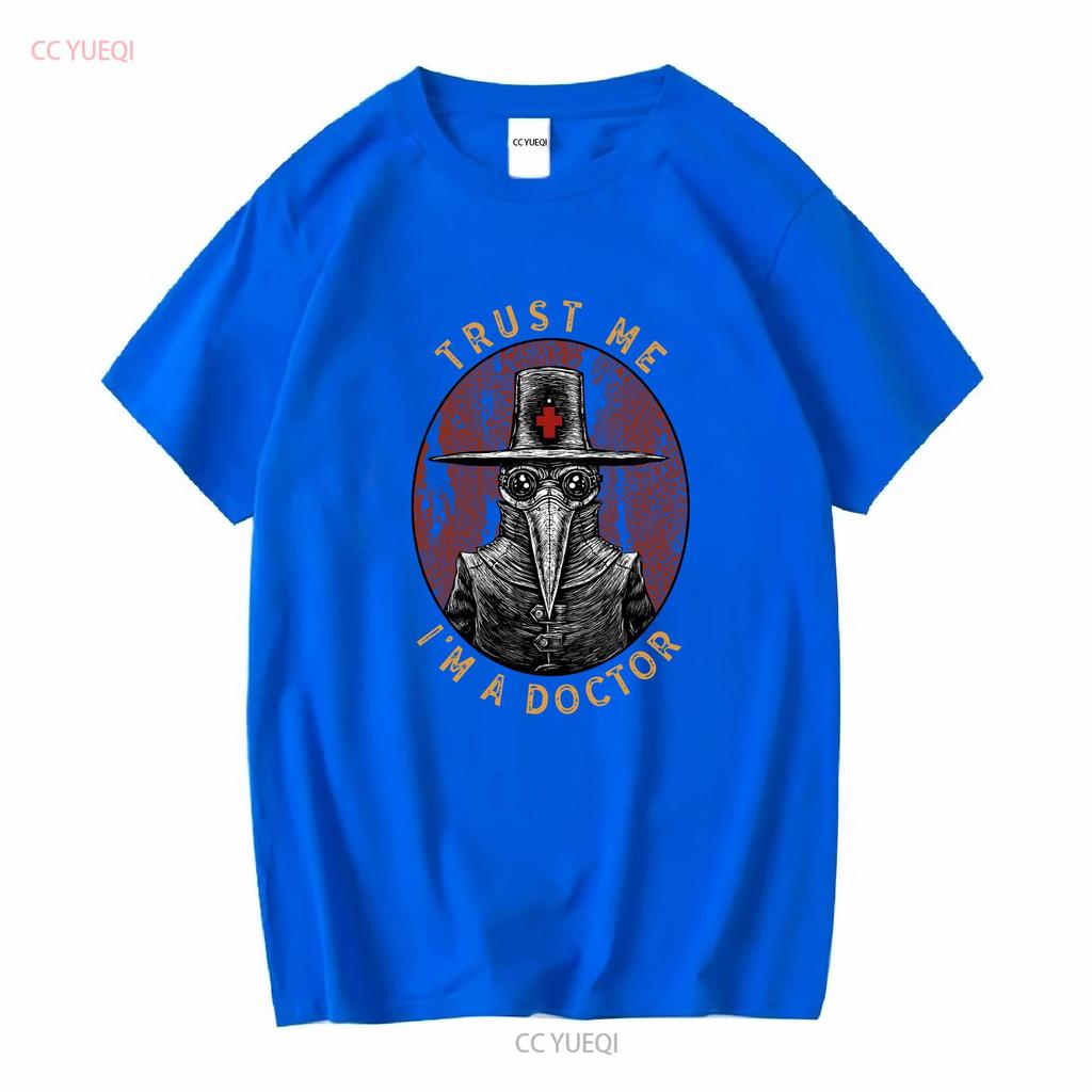 Humor Trust Me Im A Doctor T Shirt Men Cotton Funny Harajuku Short Slee long or sleeves vintage Washed Unisex Stretched