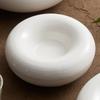 Artistic Cuisine White Tableware Heated Buffet Platter High-End El Restaurant Featured Cold Dishes  Plate Quality