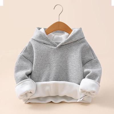 Aoli Jungen Verdicktes Fleecegefüttertes Kapuzensweatshirt