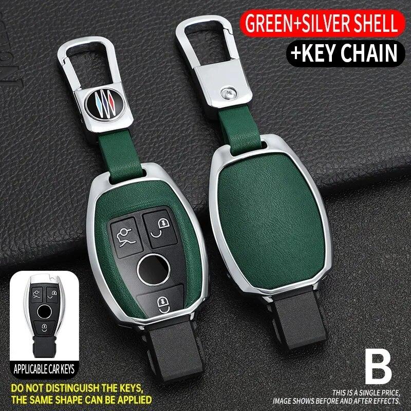 Carcasa din aliaj pentru cheia de la distanță pentru Mercedes Benz ABCER Class GLS GLA GLK GLC CLS CLA AMG W204 W205 W212 W463 W176