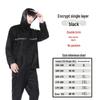 Men's and Women's Reflective Waterproof Raincoat and Pants Set for Riding and Takeaway