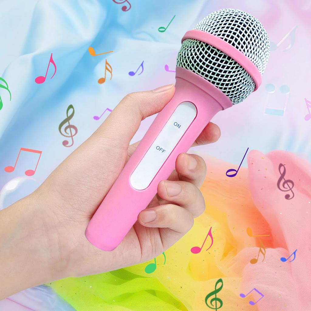 Fake Microphone for Karaoke Realistic Model Mic Dance Show Practice Perfect Costume Birthday Party Accessories