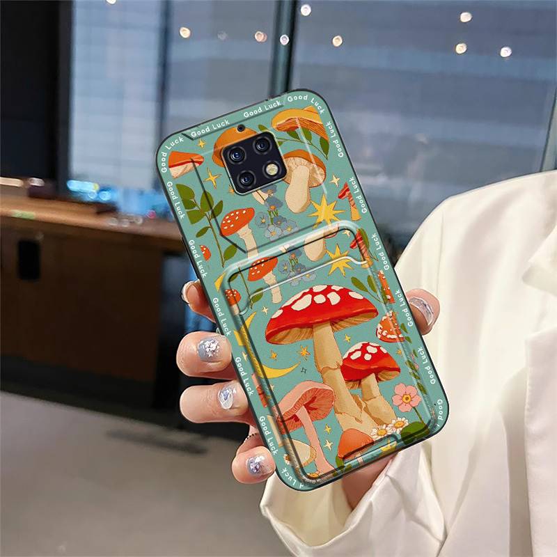Card Slot Waterproof Phone Case For Oukitel WP6 TPU Cartoon Soft Case Silicone Anti-dust Card Bag Cover Dirt-resistant
