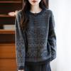 QingHe Cashmere Women's 30% Cashmere Cardigan - Soft & Warm Wool Blend Sweater