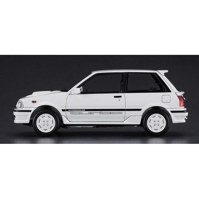 Hasegawa 1/24 Historic Car Series Toyota Starlet EP71 Turbo S (3-Door) Late Model Plastic Model HC32, 157mm Length