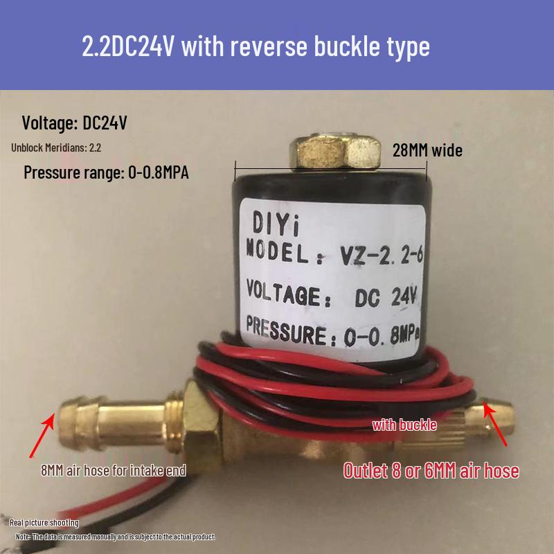 MIG/MAG & TIG Welder Solenoid: 220V, 12V Electromagnetic Gas Valve, 24V Electric Valve, 36V Argon Valve with Retaining Clip, 1.5