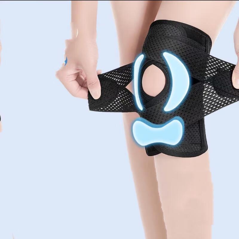 

Tingbai 8th Gen Black Sports Knee Brace (2-Pack)