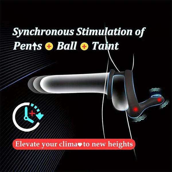 Powerful Vibrating Cock Ring Remote Control Vibrations for Couples Soft Silicone Male Couple Sex Toy for Men
