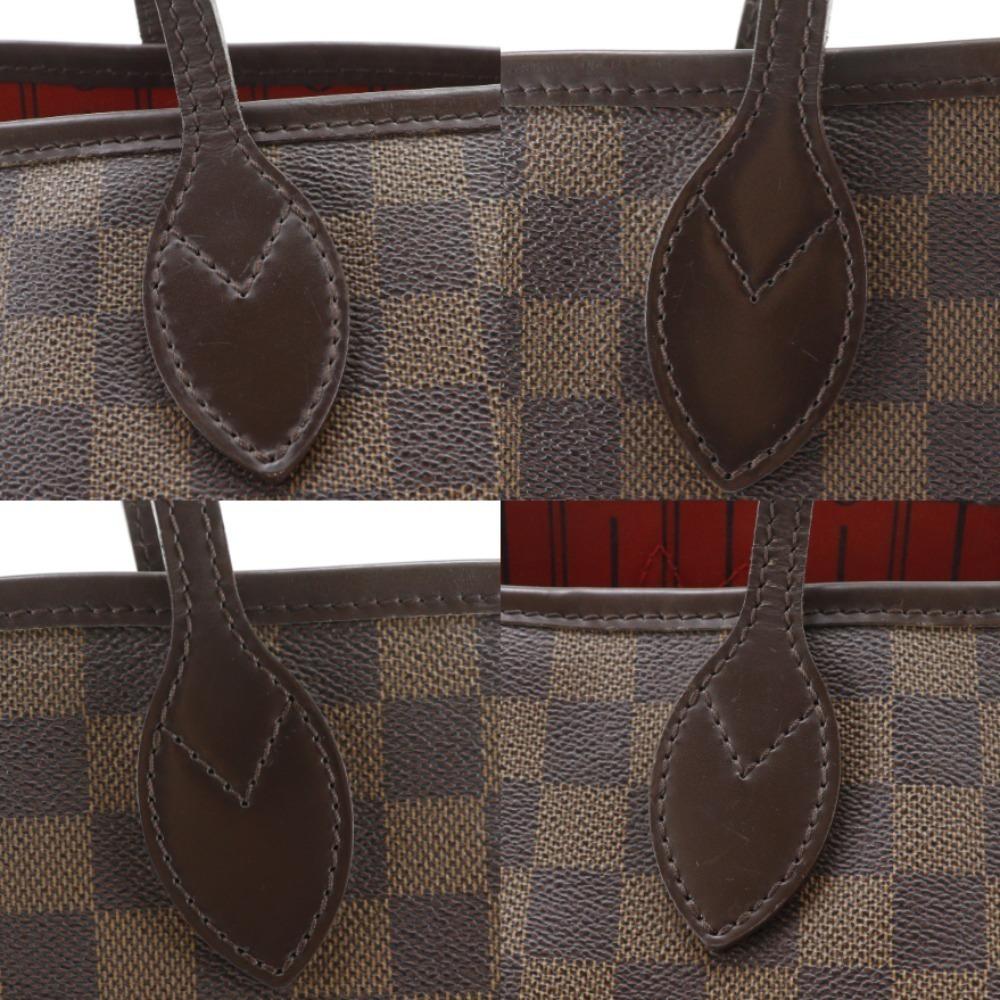 LOUIS VUITTON Neverfull GM Tote Bag N51106 Brown Damier canvas unisex Used