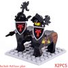 MOC Medieval Centaurs Knights Mini Action Figures Building Blocks LOTR Horse Soldiers Bricks Kids Toys Gifts