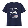 Super Fun Youth Train T shirt For Kids Children Boys Girls vintage Washed Soft fashion Top For Everyday Wear Stylish Slightly
