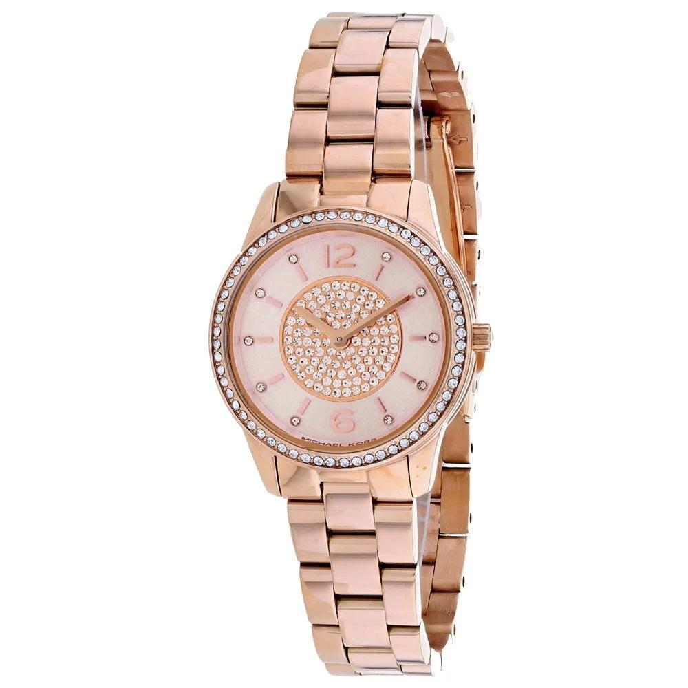 

Michael Kors Runway MK6619 Women s Rose Gold Tone Quartz 28mm Watch rose gold