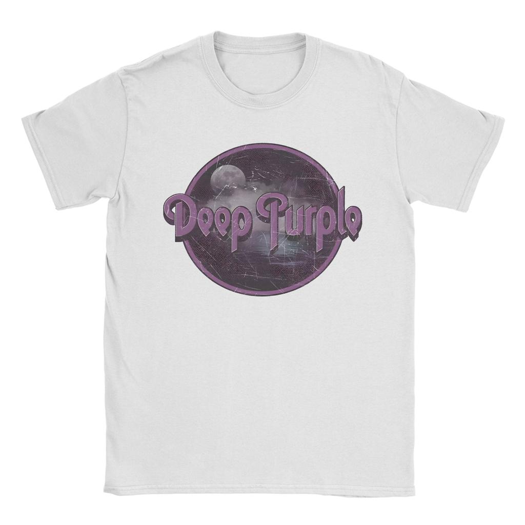 Band Deep Purple Art TShirt Summer  Hippie TShirts Unisex Cotton Comfortable Oversized Clothing Short Sleeves Funny Tops
