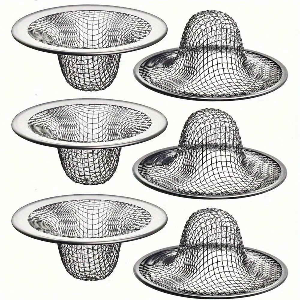 1 pcs Bathroom and Kitchen Sink Filters, Stainless Steel Mesh Sink Drain Filters, Hair Catchers for Bathroom Sinks, Sink Drain Filters