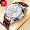 OPK 6017 Classic Simple Men Business Style Watch Waterproof  Luminous Stainless Steel Watches Hot Sale Male Quartz Wristwatches