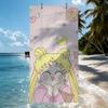 Comic S-Sailor M-Moon Towel For Swim Yoga Gym Quick Drying Soft and skin-friendly Beach Towels All-Season