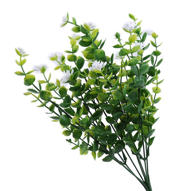 2Pcs Simulation Flower Artificial Milan Grain Plastic Flower Wedding Party Garden Home Decoration