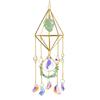 Garden Rainbows Prisms Suncatchers Outdoor Hanging Crystal Catchers Pendants Wind Chimes Catching Ornaments Home Party
