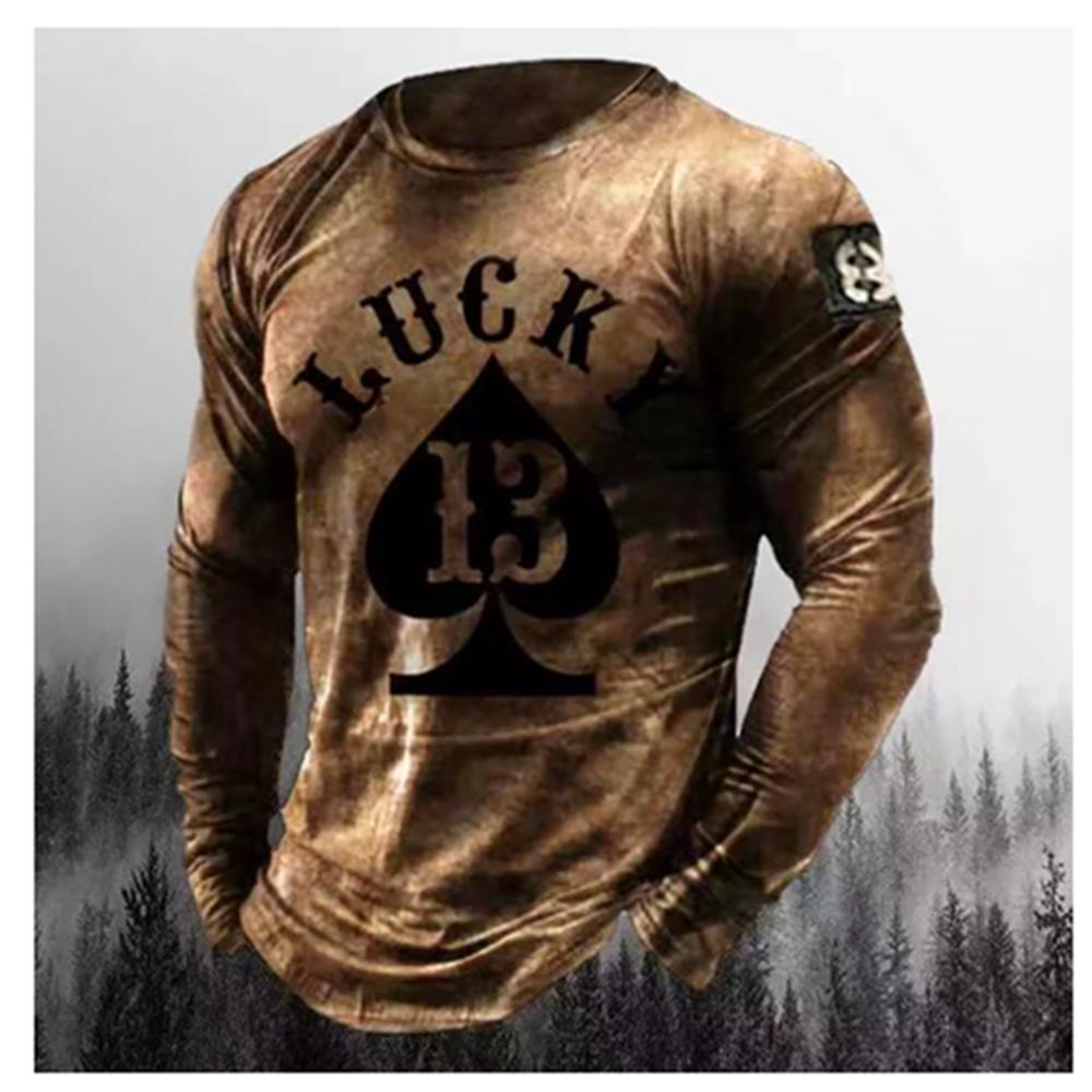 

Мужская футболка с 3D принтом «Бог Христос Иисус и лев», весенне-осенняя уличная повседневная свободная футболка с круглым вырезом и длинными рукавами 4XL