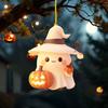 Halloween Ornament Cute Ghost Pumpkin Decor Car Interior Decor Pendant