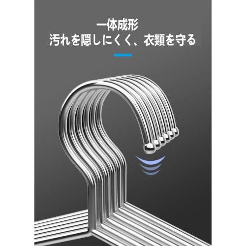 Large Stainless Steel Hangers, 50cm x 45cm, Wide, for Laundry, XL, XXL, 3XL, Coats, Indoor Drying, Large Pants, and Oversized Clothes (Pack of 10, 50c