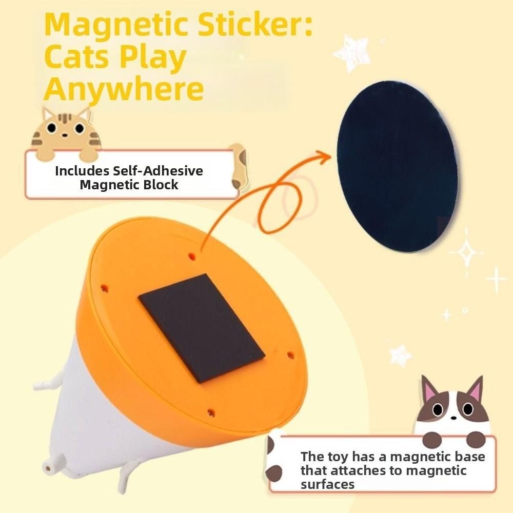 Magnetic Electric Cat Teaser Creative Interactive Sound Toys Pet Games Cat Teasing Stick Home Use