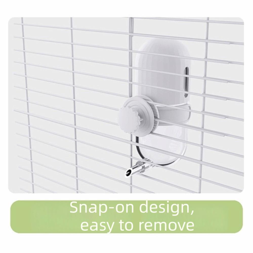Hanging Birds Water Dispenser Leak-proof Large Capacity Parrot Water Bottle Splash-proof Knob Lock Cage Hanging Drinker