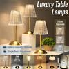 Dimmable Crystal Night Light USB Rechargeable Beside Lamp Creative Gift Desk Light