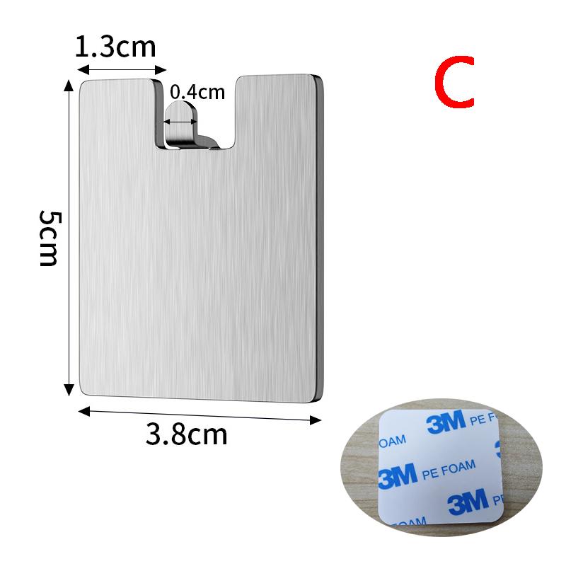 Stainless Steel Non-Punch Photo Frame Hook, Calligraphy Painting, Mirror Frame, Hidden Wall Studs, Fixed Picture Frame