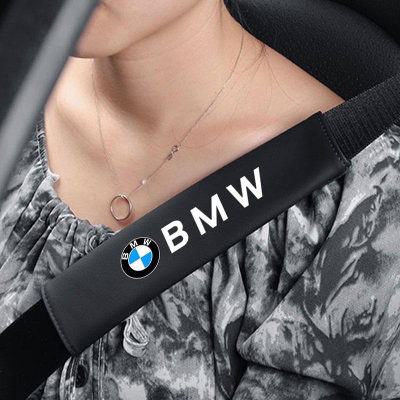 Car Safety Belt Pad Carbon fibre Shoulder Pad Safety Strap Cover For BMW M e46 e90 e60 f30 f10 e39 e36 g20 g30 f20 Accessories GG7