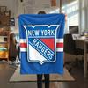 New York Rangers Flannel Blanket, High Quality Comfortable for All Seasons, Home Decor, Warmth and Comfort
