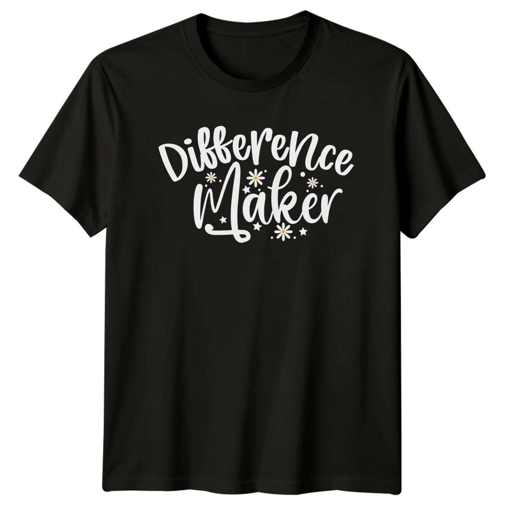 Difference Maker Unisexs TShirt Kindness Motivational Birthday Gift For Her
