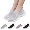 Women Slip On Casual Shoes Lightweight Breathable Flyknit Sneakers Flexible Sole Comfortable Walking Footwear