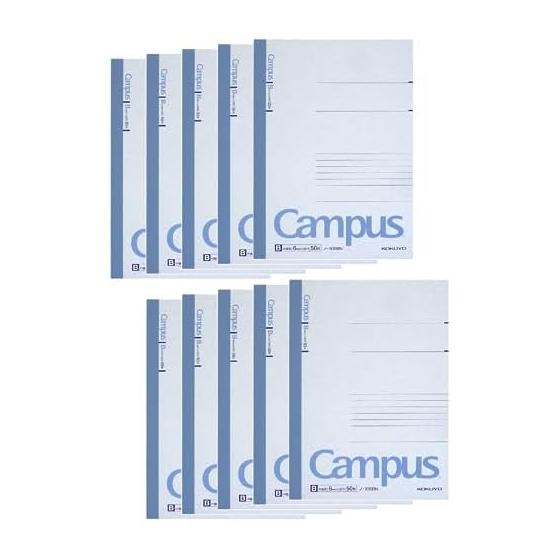 KOKUYO Note Campus Note A5 B-ruled 50 Sheets 10 Books Set No-105BNX10