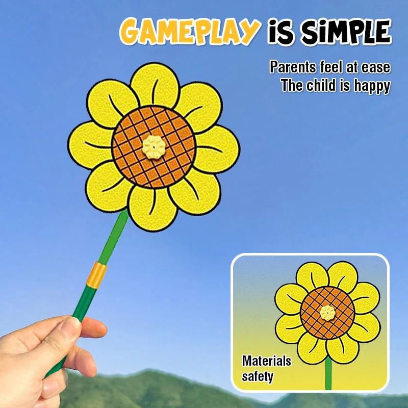 Sunflower Nnozzle Hose Sprinkler Bath Toys Water Spary Butterfly Sprinkler Head Garden Outdoor Kids Toys Lawn Ground Shower Head