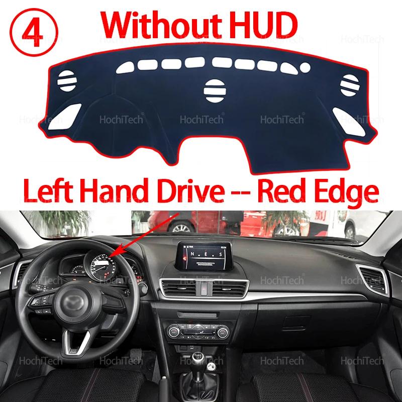 Dashboard Cover for Mazda 3 M3 Axela 2014-2018 Car Dashboard Cover Dash Board Mat Carpet Pad Sunshade Cape Cushion