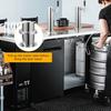Single Tap Draft Beer Tower, Support Countertop and Kegerator Installation, Stainless Core Beer Faucet Stainless Steel 3'' Flange Brewing Tower