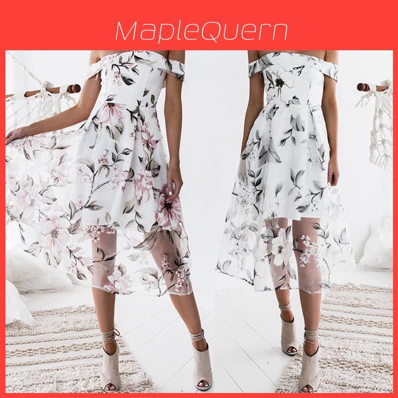 Abbigliamento Elegante da Donna Vestito Vintage in Organza Lungo Senza Spalle Senza Spalline Abbigliamento da Festa