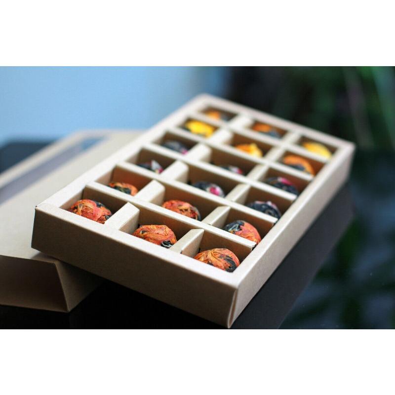 108г Юньнаньский чай Пуэр Сырая чайная роза Черный чай Жемчуг дракона Жасмин Жемчуг — фото 4