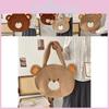 Adorable Large Capacity Plush Bear Shoulder Bag For Women Cartoon Tote Bag