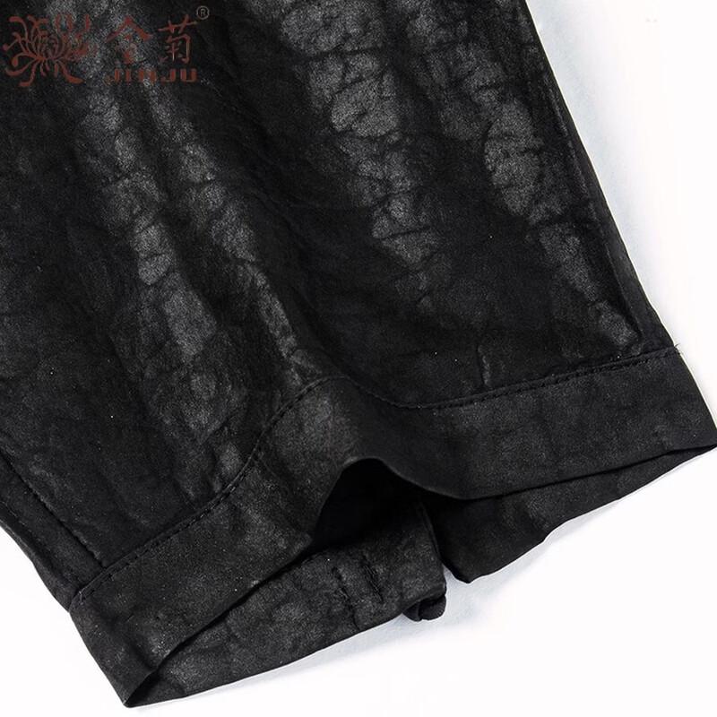 Men's Heavyweight Silk Xiangyunsha Short-Sleeve Shirt