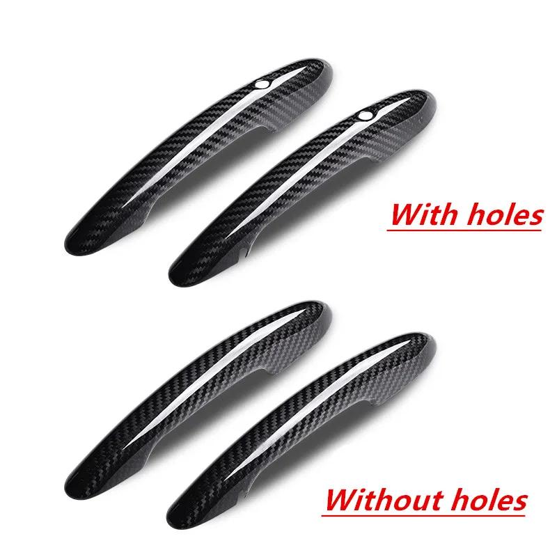For BMW MINI JCW Cabrio Clubman Countryman F55 F56 F57 F60 Accessories Carbon Fiber Door Handle Shell Decoration Door Handle