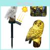 Entzückende Eulen-Solar-Gartenleuchten Wasserbeständige Outdoor-Dekoration