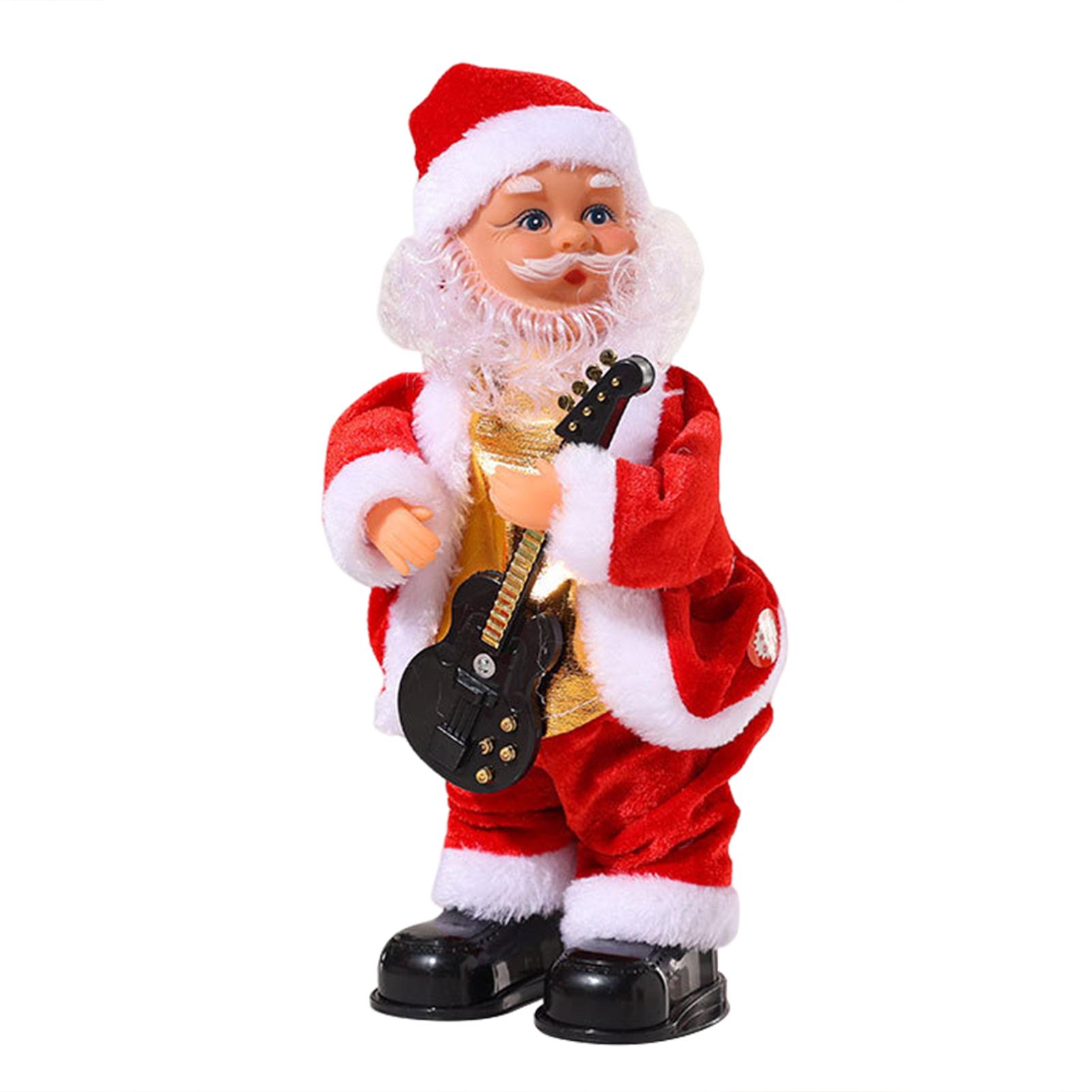 Musical Electric Twerking Santa Funny Electric Animated Santa Toy Home Decoration for Kids Children As Shown